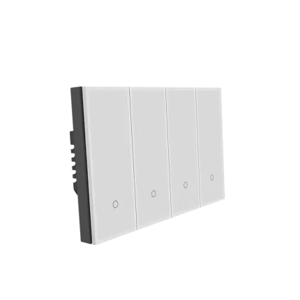 KGD-K118-4G-GLA-WH-Z Konec Smart Switch K118 Floating Button 4G Glass White